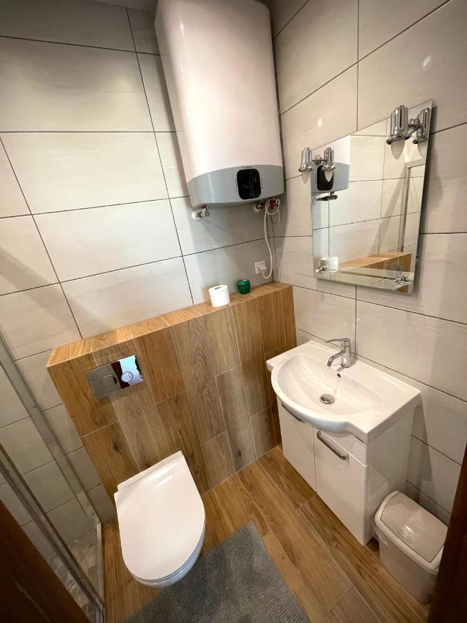 Domki Letniskowe Ratownik Sarbinowo Exteriör bild
